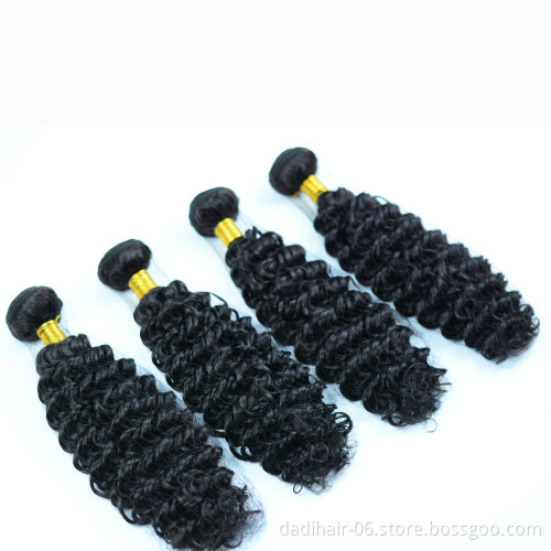 3 Bundles Deep Wave Hair Weaving  Natural Black Color synthetic Hair braid 300 g Each Set